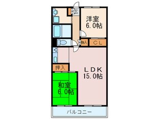 日商岩井緑地公園ﾏﾝｼｮﾝ（1115）の物件間取画像